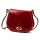 Dámska kožená crossbody kabelka Florence 59 červená 24 x 19 x 9 cm