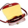  Dámska kožená crossbody kabelka Florence 59 červená 24 x 19 x 9 cm