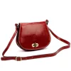  Dámska kožená crossbody kabelka Florence 59 červená 24 x 19 x 9 cm