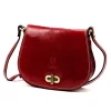  Dámska kožená crossbody kabelka Florence 59 červená 24 x 19 x 9 cm