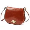  Dámska kožená crossbody kabelka Florence 59 v koňakovo hnedej farbe 24 x 19 x 9 cm