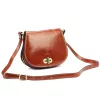  Dámska kožená crossbody kabelka Florence 59 v koňakovo hnedej farbe 24 x 19 x 9 cm