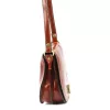  Dámska kožená crossbody kabelka Florence 59 v koňakovo hnedej farbe 24 x 19 x 9 cm