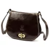 Dámska hnedá kožená crossbody kabelka Florence 59 24 x 19 x 9 cm