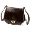  Dámska hnedá kožená crossbody kabelka Florence 59 24 x 19 x 9 cm
