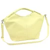  Dámska kožená kabelka Camilla PREMIUM 10.003 DOLLARO svetložltá 48 x 30 x 12 cm