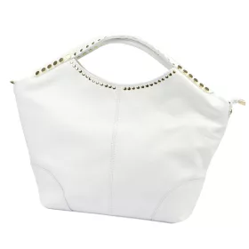   Camilla PREMIUM 10.003 DOLLARO fehér női bőr kézitáska 48 x 30 x 12 cm