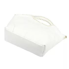   Camilla PREMIUM 10.003 DOLLARO fehér női bőr kézitáska 48 x 30 x 12 cm