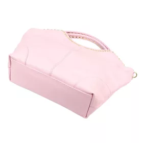    Dámska kožená kabelka Camilla PREMIUM 10.003 DOLLARO púdrovej farby 48 x 30 x 12 cm