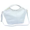  Dámska kožená kabelka Camilla PREMIUM 10.003 DOLLARO modrá 48 x 30 x 12 cm