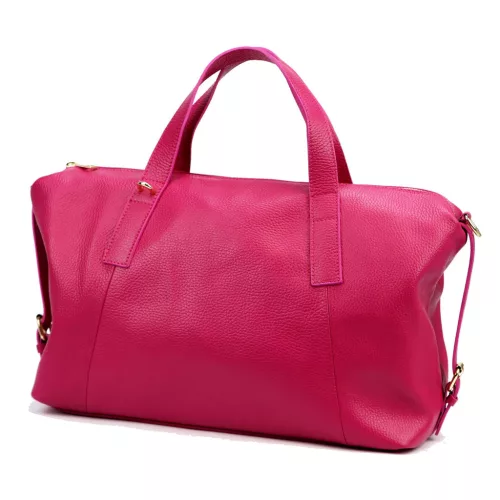 Luka 26-091 DOLLARO magenta női bőr kézitáska 47 x 28 x 17 cm