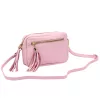 Luka 20-030 rózsaszín női bőr oldaltáska 21 x 15 x 8 cm