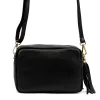 Luka 20-030 fekete női bőr oldaltáska 21 x 15 x 8 cm
