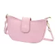 Luka 26-102 rózsaszín női bőr oldaltáska 26 x 16 x 7 cm