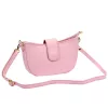Luka 26-102 rózsaszín női bőr oldaltáska 26 x 16 x 7 cm