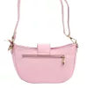 Luka 26-102 rózsaszín női bőr oldaltáska 26 x 16 x 7 cm