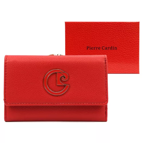  Dámska kožená peňaženka Pierre Cardin WX41 413 červená 13,5 x 9 x 3,5 cm