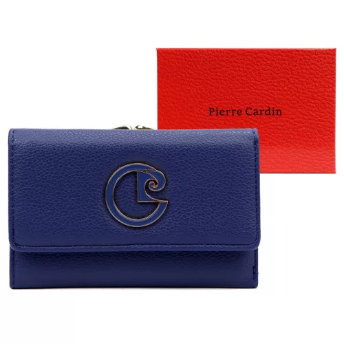  Dámska kožená peňaženka Pierre Cardin WX41 413 modrá 13,5 x 9 x 3,5 cm
