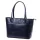 Dámska kožená kabelka Florence 12 v námorníckej modrej farbe 40 x 27 x 16 cm