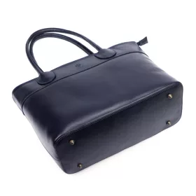   Dámska kožená kabelka Florence 12 v námorníckej modrej farbe 40 x 27 x 16 cm