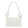 Luka 24-097 MN DOLLARO fehér női bőr kézitáska 25 x 16 x 3 cm