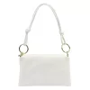 Luka 24-097 MN DOLLARO fehér női bőr kézitáska 25 x 16 x 3 cm
