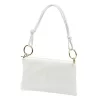 Luka 24-097 MN DOLLARO fehér női bőr kézitáska 25 x 16 x 3 cm