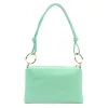 Luka 24-097 MN DOLLARO türkiz női bőr kézitáska 25 x 16 x 3 cm
