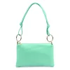 Luka 24-097 MN DOLLARO türkiz női bőr kézitáska 25 x 16 x 3 cm