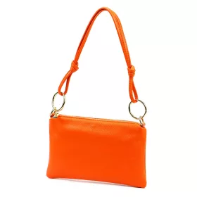   Luka 24-097 MN DOLLARO narancs női bőr kézitáska 25 x 16 x 3 cm