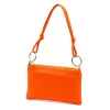 Luka 24-097 MN DOLLARO narancs női bőr kézitáska 25 x 16 x 3 cm