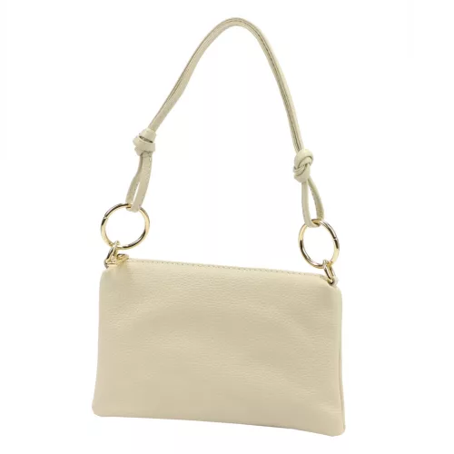 Luka 24-097 MN DOLLARO bézs női bőr kézitáska 25 x 16 x 3 cm