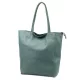 Luka 26-084 DOLLARO türkiz női bőr kézitáska 40 x 37 x 13 cm