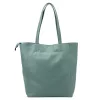 Luka 26-084 DOLLARO türkiz női bőr kézitáska 40 x 37 x 13 cm