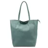 Luka 26-084 DOLLARO türkiz női bőr kézitáska 40 x 37 x 13 cm