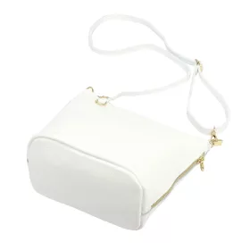   Dámska kožená kabelka Luka 26-110 DOLLARO biela 24 x 20 x 13 cm