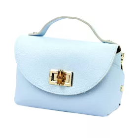   Luka 26-106 DOLLARO kék női bőr kézitáska 19 x 13 x 9 cm