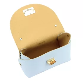   Luka 26-106 DOLLARO kék női bőr kézitáska 19 x 13 x 9 cm