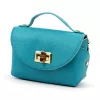 Luka 26-106 DOLLARO türkiz női bőr kézitáska 19 x 13 x 9 cm