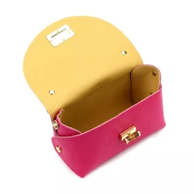   Luka 26-106 DOLLARO magenta női bőr kézitáska 19 x 13 x 9 cm