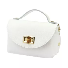   Luka 26-106 DOLLARO fehér női bőr kézitáska 19 x 13 x 9 cm