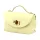  Dámska kožená malá kabelka Luka 26-106 svetložltá, crossbody 19 x 13 x 9 cm