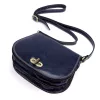  Dámska kožená crossbody kabelka Florence 59 v tmavomodrej farbe 24 x 19 x 9 cm