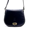  Dámska kožená crossbody kabelka Florence 59 v tmavomodrej farbe 24 x 19 x 9 cm