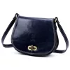  Dámska kožená crossbody kabelka Florence 59 v tmavomodrej farbe 24 x 19 x 9 cm