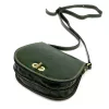  Dámska kožená crossbody kabelka Florence 59 zelená 24 x 19 x 9 cm