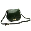  Dámska kožená crossbody kabelka Florence 59 zelená 24 x 19 x 9 cm