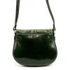  Dámska kožená crossbody kabelka Florence 59 zelená 24 x 19 x 9 cm