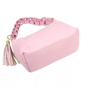    Dámska kožená kabelka cez rameno Luka 26-032 ružová 27 x 17 x 12 cm