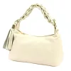  Dámska kožená kabelka cez rameno Luka 26-032 béžovej farby 27 x 17 x 12 cm